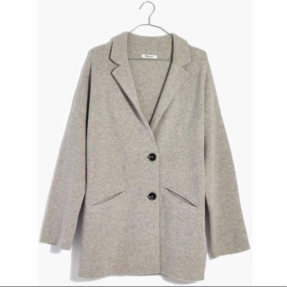 Madewell sweater blazer cardigan